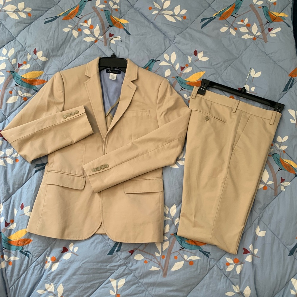 J. Crew Thompson Suit boys 14